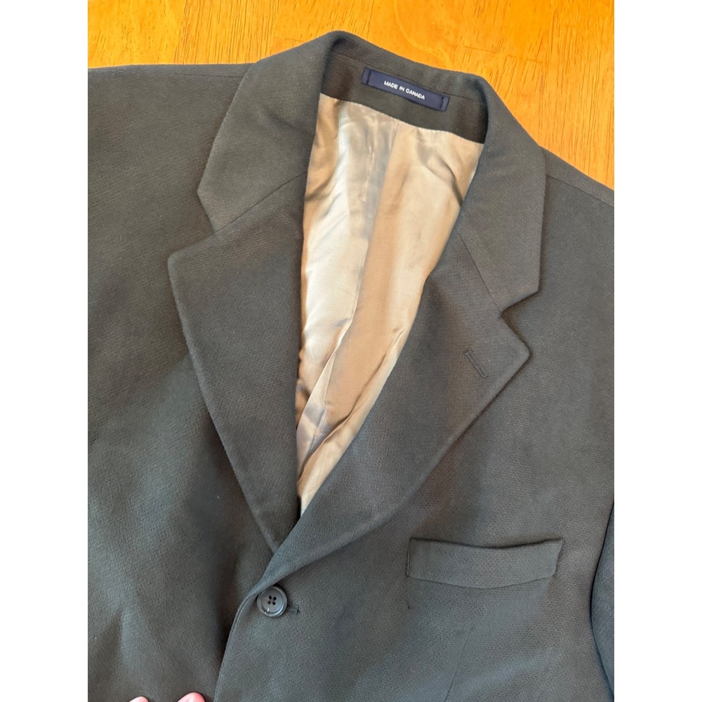 Ralph Lauren Mens Brown 3-Button Blazer Sport Coat Made in Canada